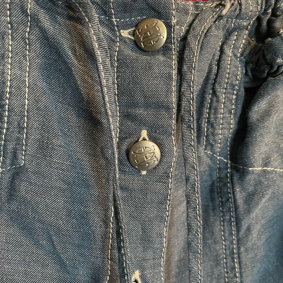 Jean Paul Guiltier off the shoulder denim crop top - Picture 11 of 14